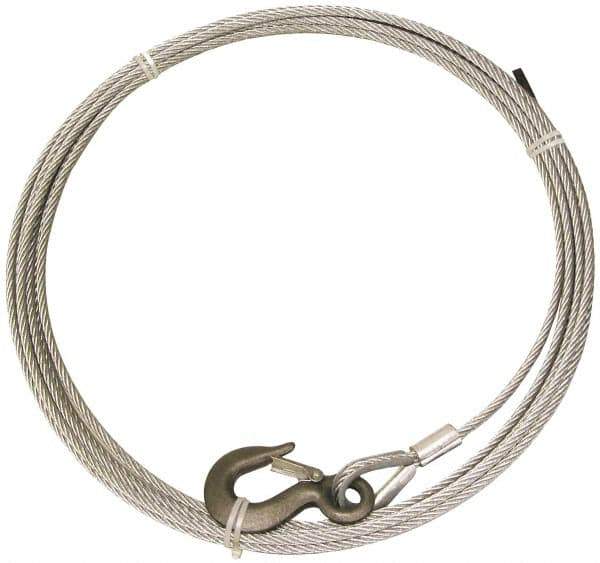 Lift-All - 3/8" Diameter x 50' Length Winch Cable - USA Tool & Supply