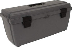 Flambeau - 1 Compartment 1 Tray Utility Tool Box - 18-1/8" Wide x 6-1/2" Deep x 7-1/8" High, Copolymer Resin, Gray - USA Tool & Supply