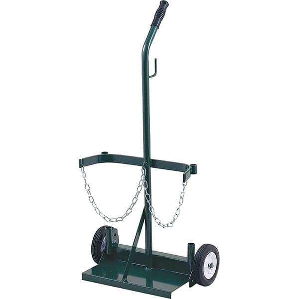 Harper Trucks - 39-1/2" OAH Hand Truck - Single Grip Handle, Semi-Pneumatic Wheels - USA Tool & Supply