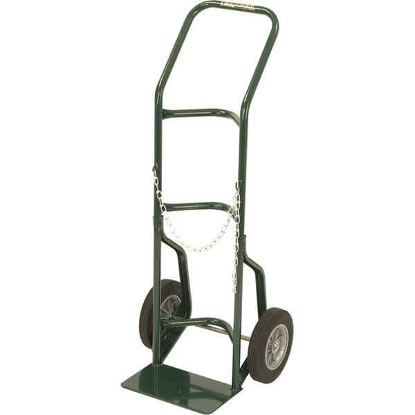 Harper Trucks - 48" OAH Hand Truck - Swept Back Handle, Solid Rubber Wheels - USA Tool & Supply