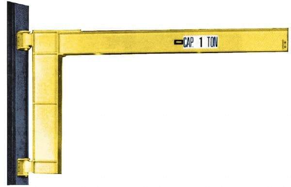 Value Collection - 2,000 Lb Load Capacity, Steel Jib Crane - 16' Span - USA Tool & Supply