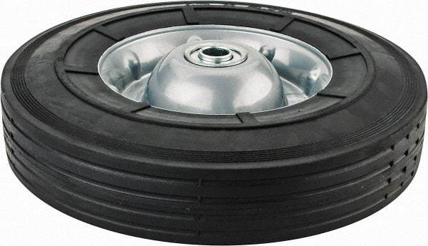 Value Collection - 10 Inch Diameter x 2-3/4 Inch Wide, Semi-Pneumatic Caster Wheel - 250 Lb. Capacity, 2-1/4 Inch Hub Length, 5/8 Inch Axle Diameter, Ball Bearing - USA Tool & Supply