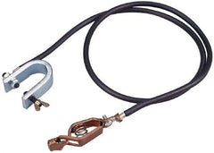 Value Collection - Drum Bondwires End Style: Alligator Clip Both Ends Length (Feet): 3.00 - USA Tool & Supply