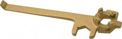 Value Collection - Bronze Drum Plug Wrench - For Use with Most Drum Plugs and Flammable Substances - USA Tool & Supply