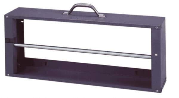 Durham - 1 Cylinder, Gray Wire Spool Rack - 26-1/8" Wide x 10-3/8" High x 6" Deep - USA Tool & Supply