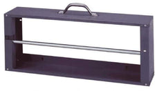 Durham - 1 Cylinder, Gray Wire Spool Rack - 26-1/8" Wide x 10-3/8" High x 6" Deep - USA Tool & Supply