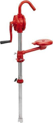 Wesco Industrial Products - Cast Iron Hand Operated Rotary Pump - Cast Iron, For Fuel Oil Products - USA Tool & Supply