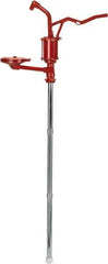 Wesco Industrial Products - Cast Iron Hand Operated Lever Pump - 16 oz per Stroke, For Fuel Oil Products - USA Tool & Supply