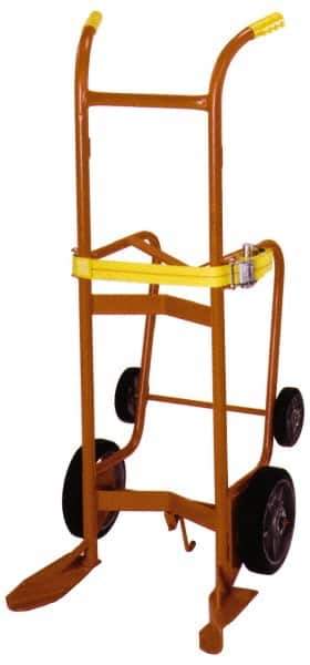 Wesco Industrial Products - 1,000 Lb Load Capacity, 55 Gal Drum Hand Truck - 23-3/4" Wide x 57-1/2" High, 4 Wheels - USA Tool & Supply