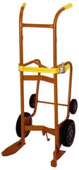 Wesco Industrial Products - 1,000 Lb Load Capacity, 55 Gal Drum Hand Truck - 23-3/4" Wide x 57-1/2" High, 4 Wheels - USA Tool & Supply