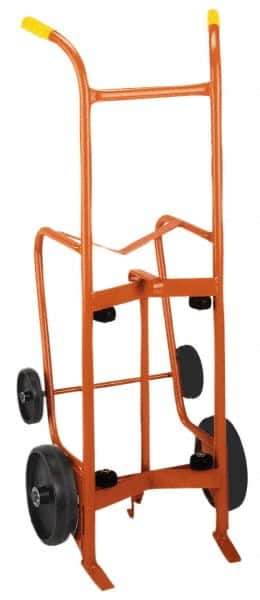 Wesco Industrial Products - 1,000 Lb Load Capacity, 55 Gal Drum Hand Truck - 24" Wide x 56" High, 4 Wheels - USA Tool & Supply