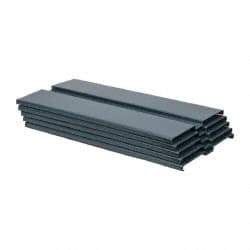 Edsal - 60" Wide, Open Shelving Ribbed Steel Decking - 24" Deep, Use with Edsal System II - USA Tool & Supply