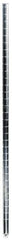 Value Collection - 1-1/2" Wide, 54" High, Open Shelving Accessory/Component - Chrome Finish, 1-1/2" Deep, Use with NuLine Units - USA Tool & Supply