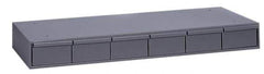 Durham - 6 Drawer, Small Parts Steel Storage Cabinet - 11-5/8" Deep x 33-3/4" Wide x 4" High - USA Tool & Supply