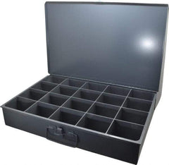 Durham - 20 Compartment Small Steel Storage Drawer - 18 Inches Wide x 12 Inches Deep - USA Tool & Supply