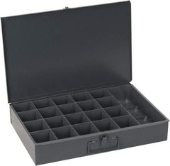 Durham - 21 Compartment Small Steel Storage Drawer - 18 Inches Wide x 12 Inches Deep - USA Tool & Supply