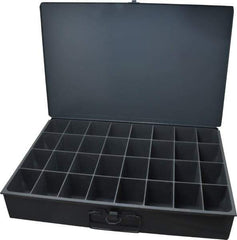 Durham - 32 Compartment Small Steel Storage Drawer - 18 Inches Wide x 12 Inches Deep - USA Tool & Supply