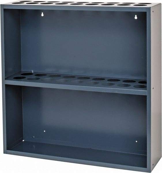 Durham - Gray Threaded Rod Cabinet - 24-1/8" Wide x 24" High x 6-7/8" Deep - USA Tool & Supply