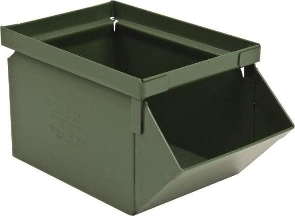 Stackbin - Size 0, Open End Bin - 8" Long x 4-1/2" Wide x 4-1/2" High, 6" Bottom Length - USA Tool & Supply