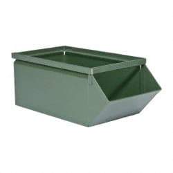 Stackbin - Size 2, Open End Bin - 15-1/2" Long x 7-1/2" Wide x 6" High, 12-1/4" Bottom Length - USA Tool & Supply