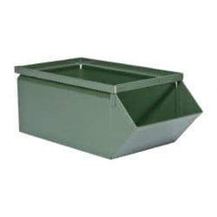 Stackbin - Size 2, Open End Bin - 15-1/2" Long x 7-1/2" Wide x 6" High, 12-1/4" Bottom Length - USA Tool & Supply