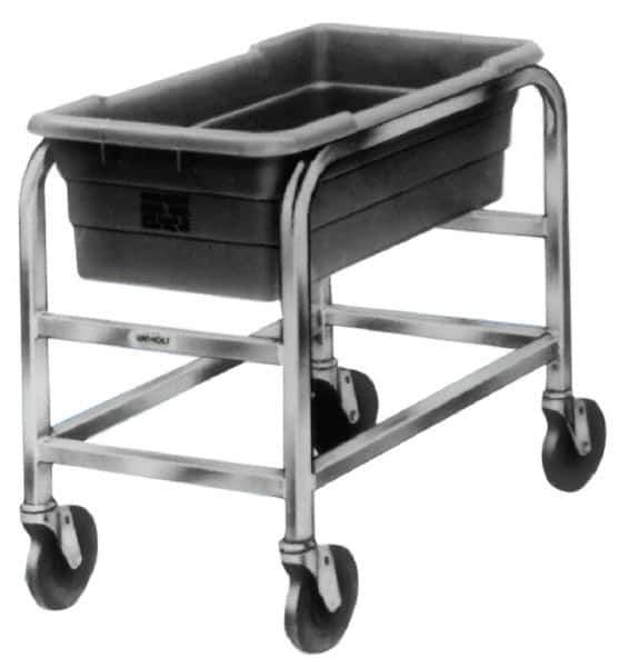 Win-Holt - 16" Wide x 28" Long x 33" High Tote Cart - 2 Slot, 2 Tote, Aluminum - USA Tool & Supply