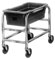 Win-Holt - 16" Wide x 28" Long x 33" High Tote Cart - 2 Slot, 2 Tote, Aluminum - USA Tool & Supply