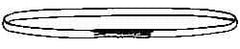 Made in USA - 3' Long x 6" Wide, 23,500 Lb Basket Capacity, 23,500 Lb Vertical Capacity, 2 Ply, Nylon Web Sling - 18,800 Lb Choker Capacity - USA Tool & Supply