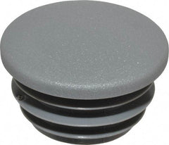 Kee - 1" Pipe, Plastic Plug Pipe Rail Fitting - Gray - USA Tool & Supply