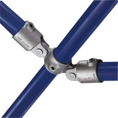 Kee - 3/4" Pipe, Malleable Iron Swivel Socket Pipe Rail Fitting - Galvanized Finish - USA Tool & Supply