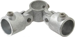 Kee - 1-1/4" Pipe, Malleable Iron Swivel Socket Pipe Rail Fitting - Galvanized Finish - USA Tool & Supply