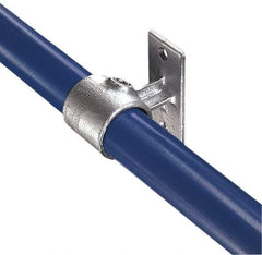 Kee - 1-1/4" Pipe, Malleable Iron Rail Support Pipe Rail Fitting - Galvanized Finish - USA Tool & Supply