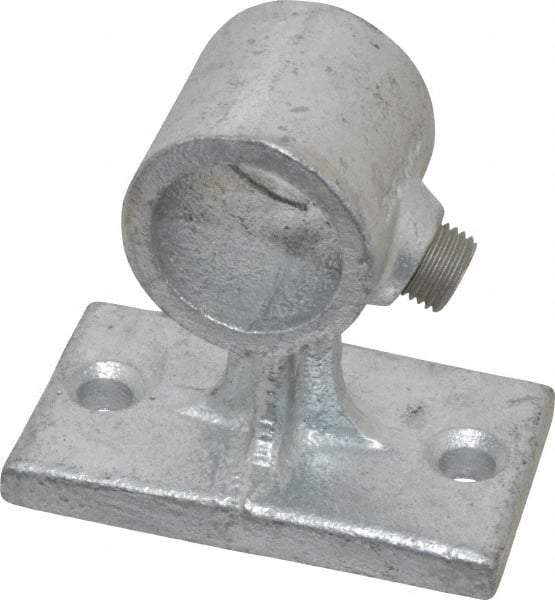 Kee - 3/4" Pipe, Malleable Iron Rail Support Pipe Rail Fitting - Galvanized Finish - USA Tool & Supply