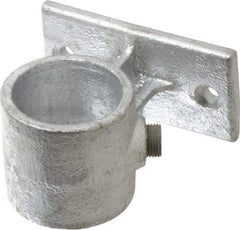 Kee - 1-1/2" Pipe, Malleable Iron Rail Support Pipe Rail Fitting - Galvanized Finish - USA Tool & Supply
