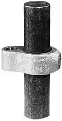 Kee - 1-1/4" Pipe, Malleable Iron Gate Hinge Fitting - Galvanized Finish - USA Tool & Supply