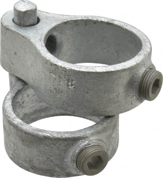 Kee - 1-1/2" Pipe, Malleable Iron Gate Hinge Fitting - Galvanized Finish - USA Tool & Supply