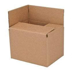 Made in USA - 6" Wide x 8" Long x 6" High Corrugated Shipping Box - Brown, 200 Lb Capacity - USA Tool & Supply