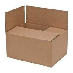 Made in USA - 12" Wide x 16" Long x 8" High Corrugated Shipping Box - Brown, 200 Lb Capacity - USA Tool & Supply