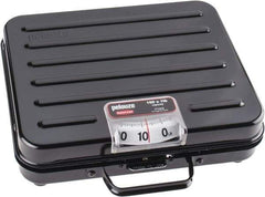 Pelouze - 13" x 10-1/2" Wide Base, 100 Lb Capacity, Analog Dial Shipping Scale - 1 Lb Graduation - USA Tool & Supply