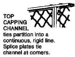 Folding Guard - Temporary Structure Channel Capping - For Temporary Structures - USA Tool & Supply