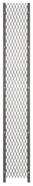 Folding Guard - 4' Wide x 7' High, Hinged Single Door for Temporary Structures - Woven Wire - USA Tool & Supply