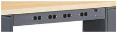 Edsal - Workbench & Workstation Power Center - Use with Edsal 72" Long Modular Workstations - USA Tool & Supply