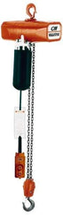 CM - 2 Ton Capacity, 8 FPM Lift Speed, Electric Chain Hoist - 10' Max Lift, 2 Chains - USA Tool & Supply