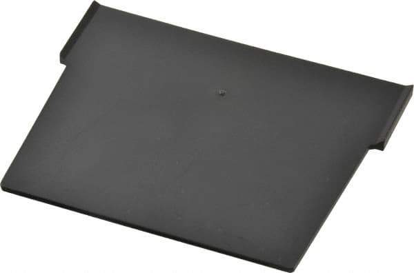Akro-Mils - 3.6" Wide x 2.9" High, Black Bin Divider - Use with Akro-Mils - 30-170, 30-178, 30-174 - USA Tool & Supply