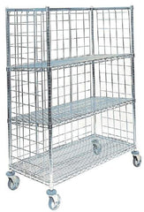Metro - 1 Shelf, 3-Sided Steel Wire Truck Shelf - 36" Long x 24" Wide - USA Tool & Supply
