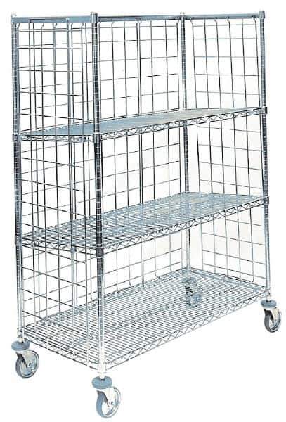 Metro - Add-On Shelf for 3-Sided Steel Wire Truck - 60" Long x 24" Wide - USA Tool & Supply