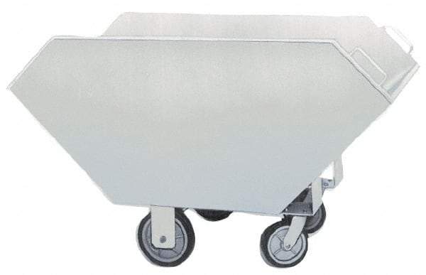 Valley Craft - 22.2 Cu Ft, Steel Chip Truck - 30" Wide x 68" Long x 40" High - USA Tool & Supply