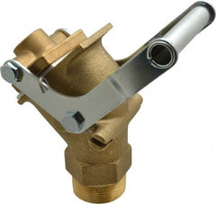 Value Collection - 2" NPT Brass Rigid Drum Gate Valve - No Arrester, Self Closing - USA Tool & Supply