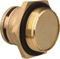 Justrite - Drum Vents Type: Vertical Drum Vent Material: Brass - USA Tool & Supply