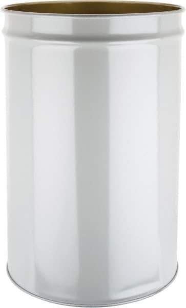 Justrite - 55 Gallon Fire Resistant Steel Drum - 23-3/4 Inch Outside Diameter, 34-1/2 Inch High - USA Tool & Supply